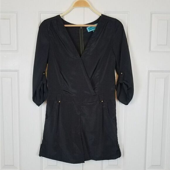 Southern Frock Faux Wrap Romper - Picture 1 of 8